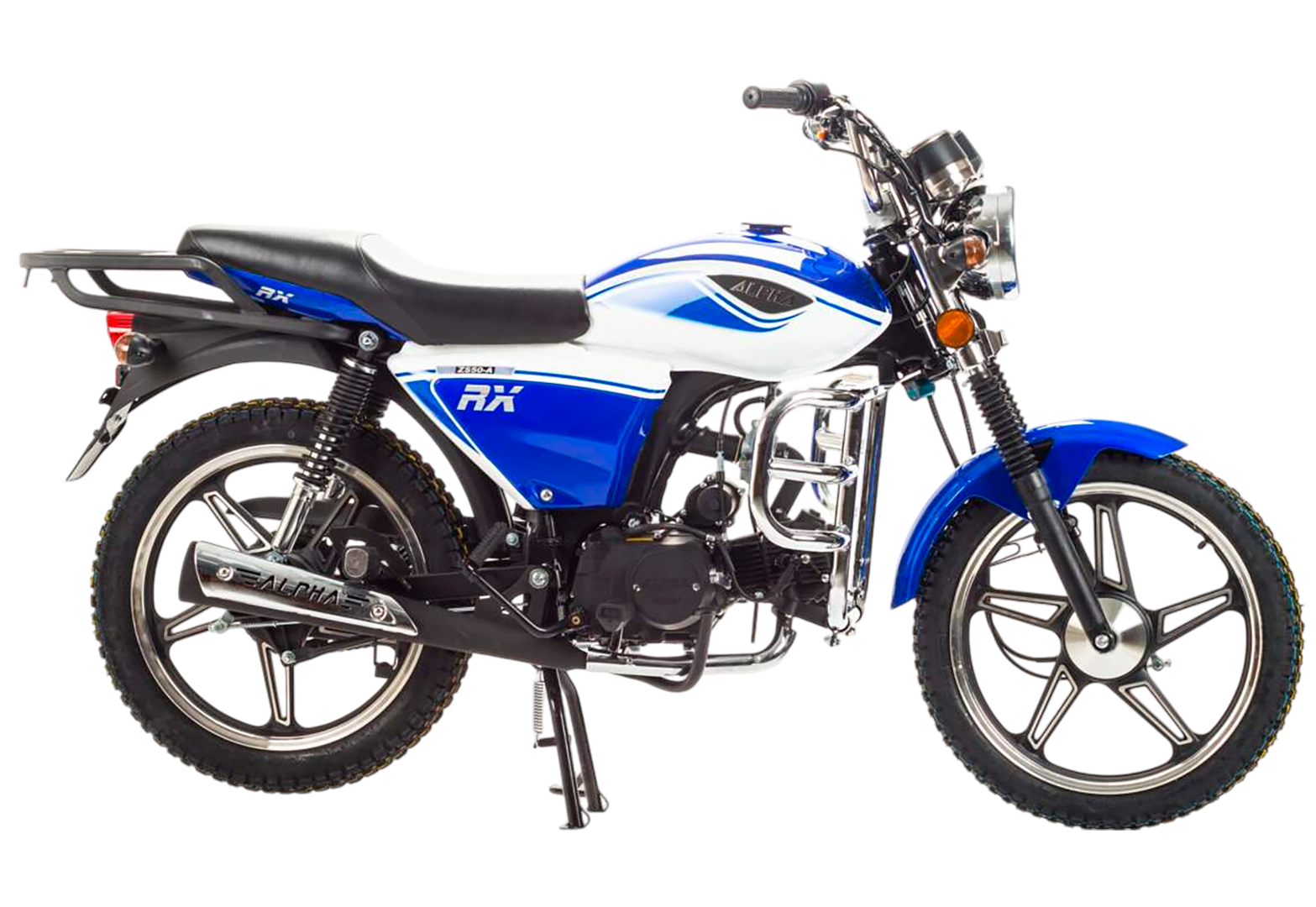 Мопед Motoland Альфа RX 11 синий (A) pitbikemarket.ru