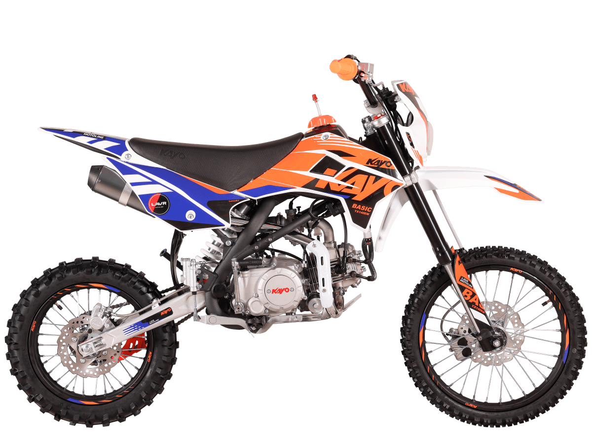 Питбайк Kayo Basic YX140EM 17/14 KRZ (механ. сцепл., эл.стартер 2026 г.) pitbikemarket.ru