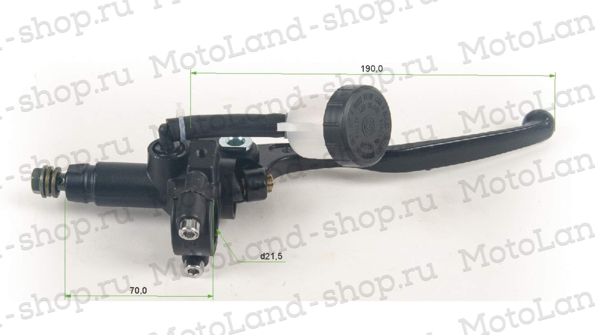 Главный тормозной цилиндр передний с бочком pitbikemarket.ru