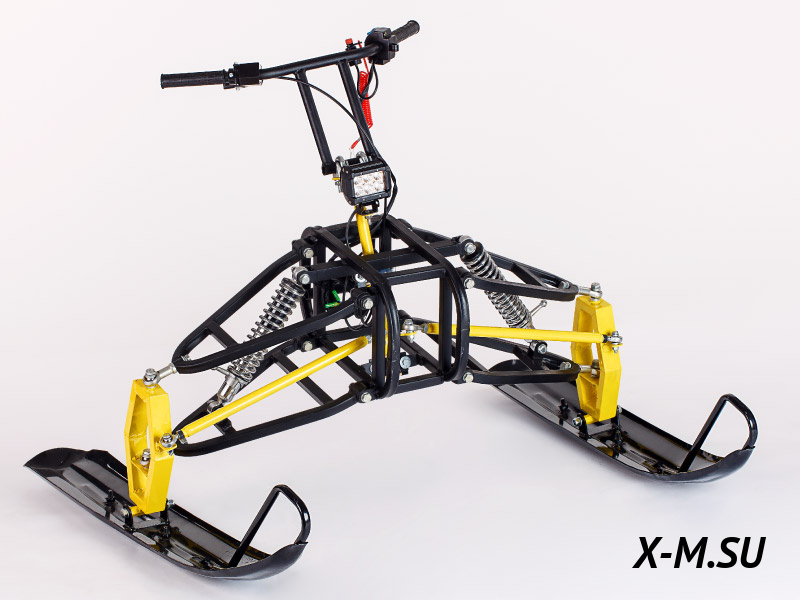 Лыжный модуль X-MOTORS под чёрные буксы pitbikemarket.ru