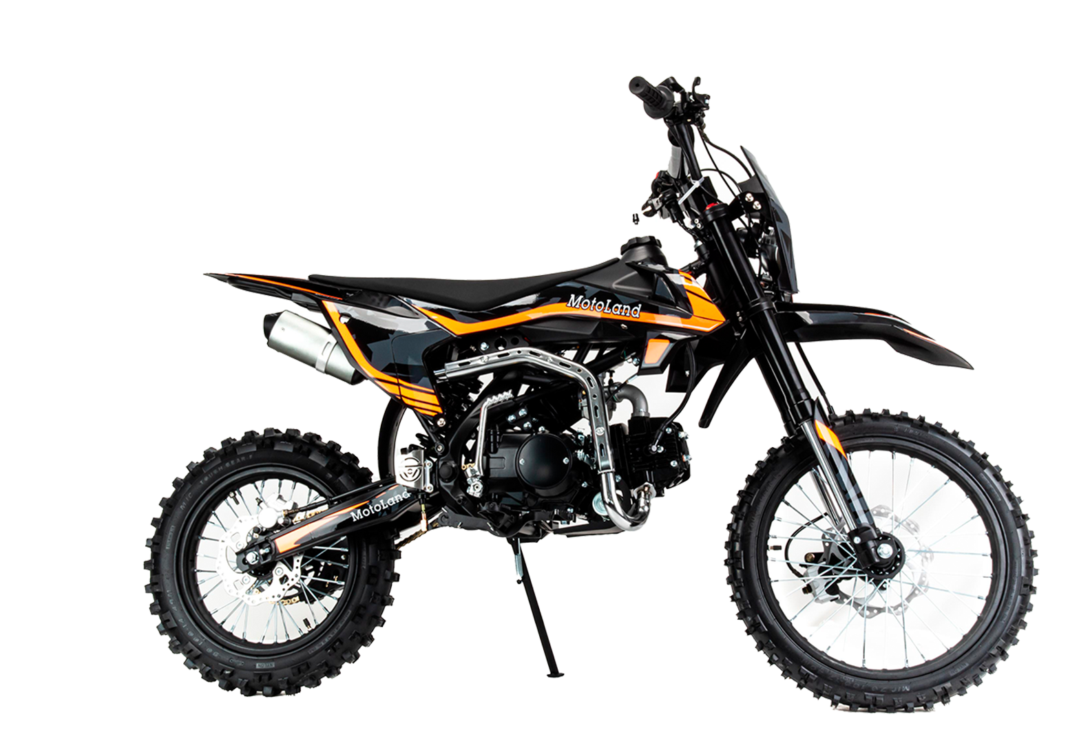 Питбайк Motoland GF125 E оранжевый pitbikemarket.ru