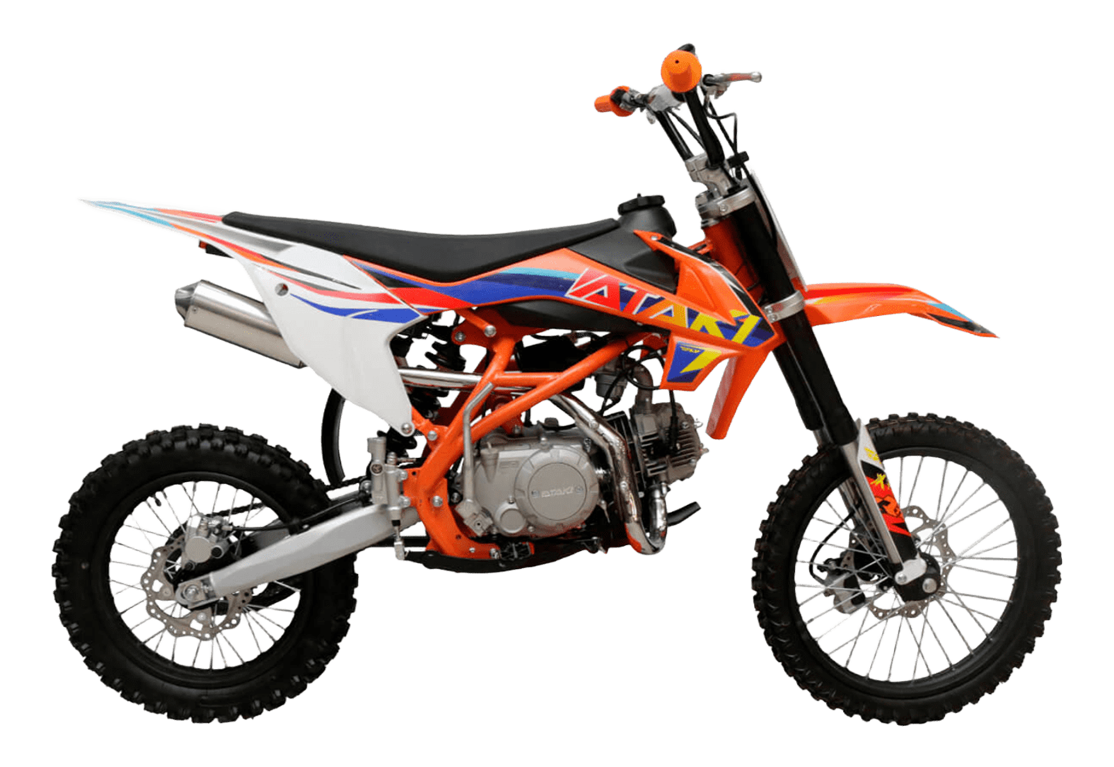 Питбайк ATAKI PRIME 125 17/14 (механ. сцепл., эл. стартер) pitbikemarket.ru