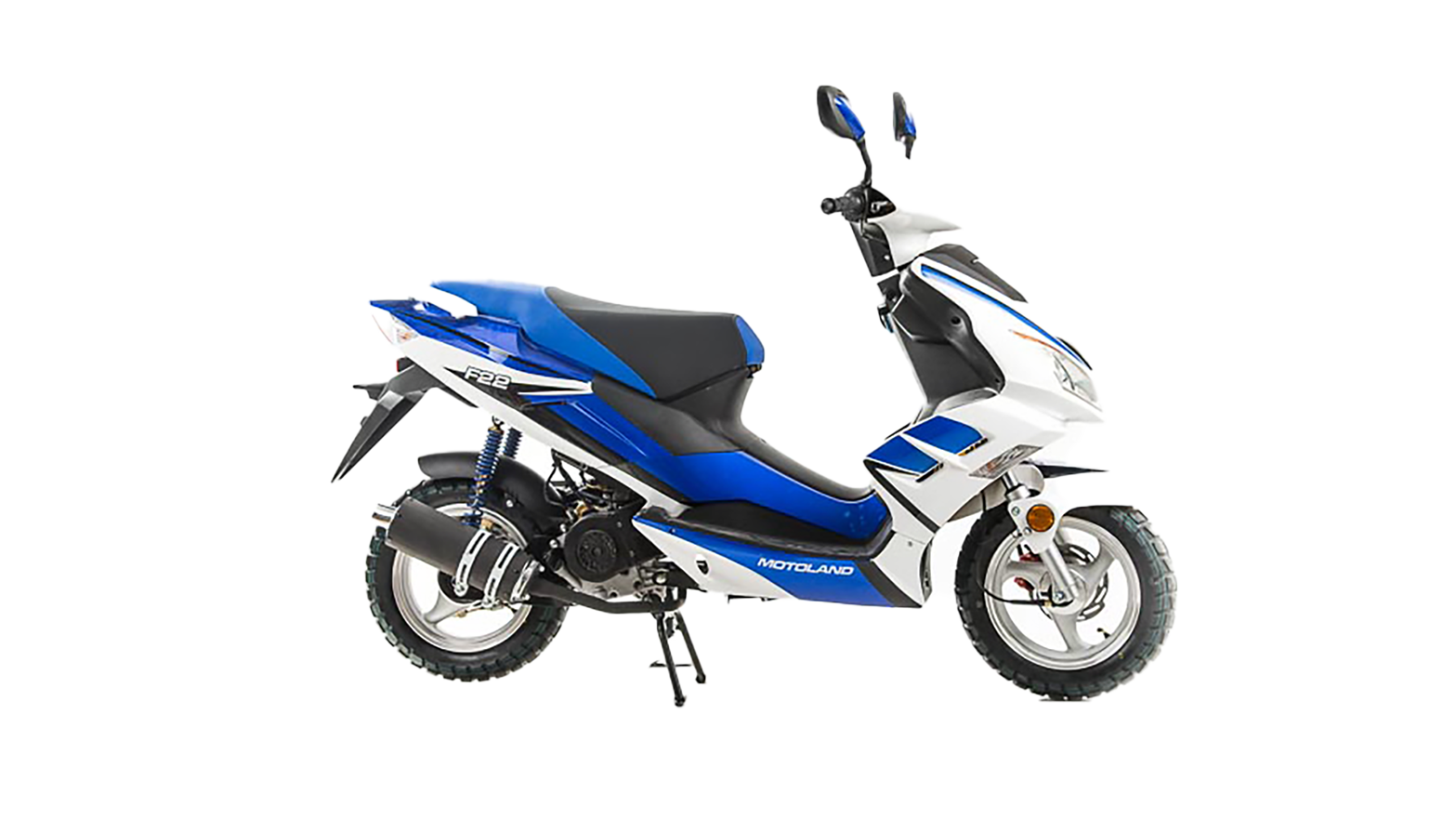 Скутер Motoland F22 Синий pitbikemarket.ru