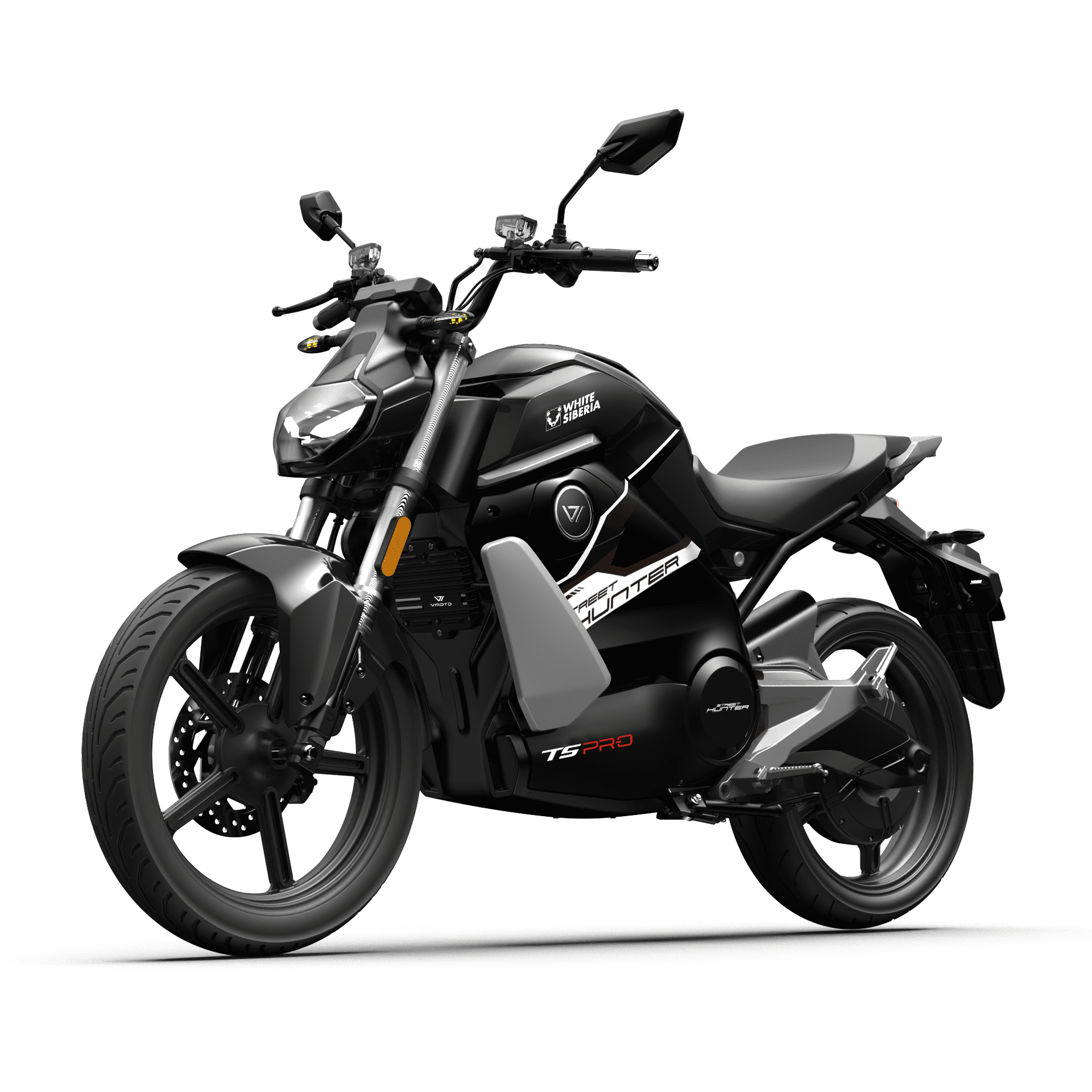 Электромотоцикл WHITE SIBERIA SUPER SOCO STREET HUNTER PRO (Черный) pitbikemarket.ru