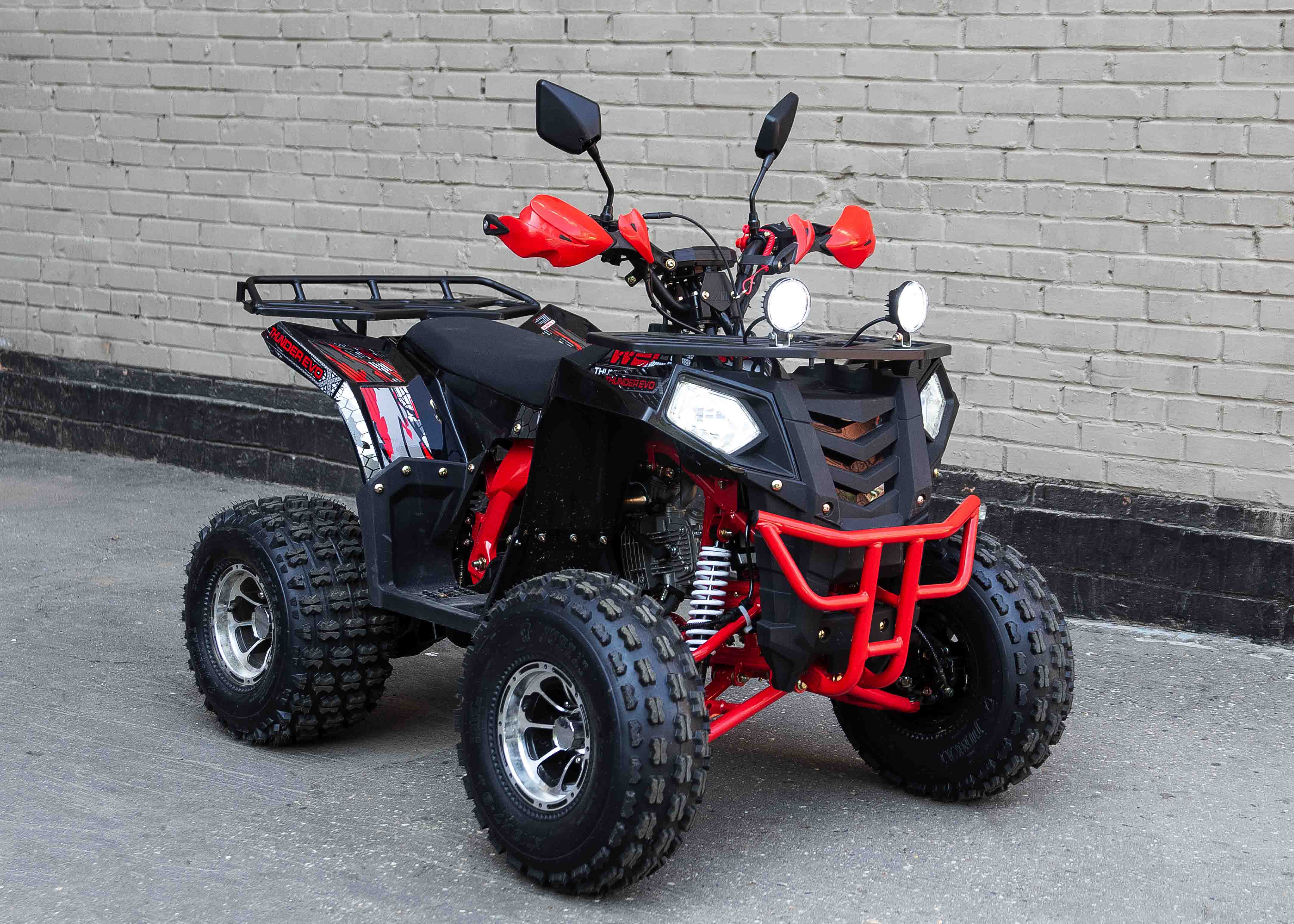 Квадроцикл Wels Thunder EVO X 125 черный pitbikemarket.ru