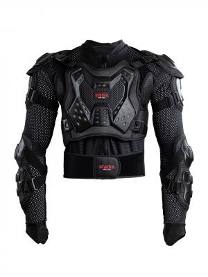 STARKS Body Armor Solid Chest Моточерепаха  (Чёрный) (XXL) pitbikemarket.ru