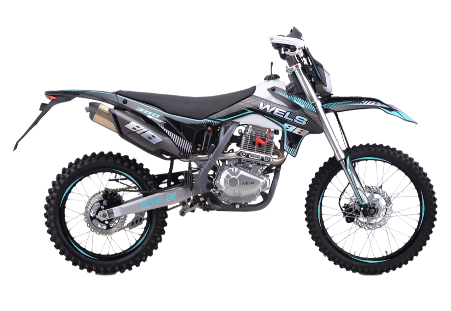 Кроссовый мотоцикл WELS PR300 (Синий) pitbikemarket.ru