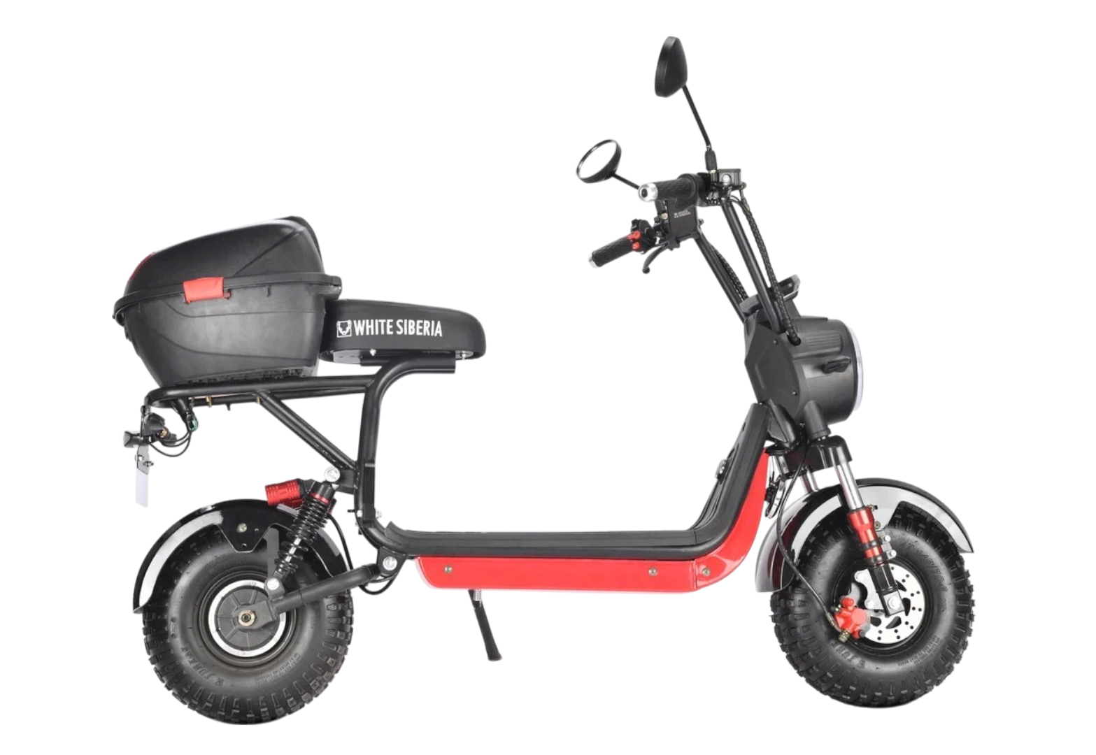 Электроскутер WHITE SIBERIA MINI R 2.0 1200W BLACK pitbikemarket.ru