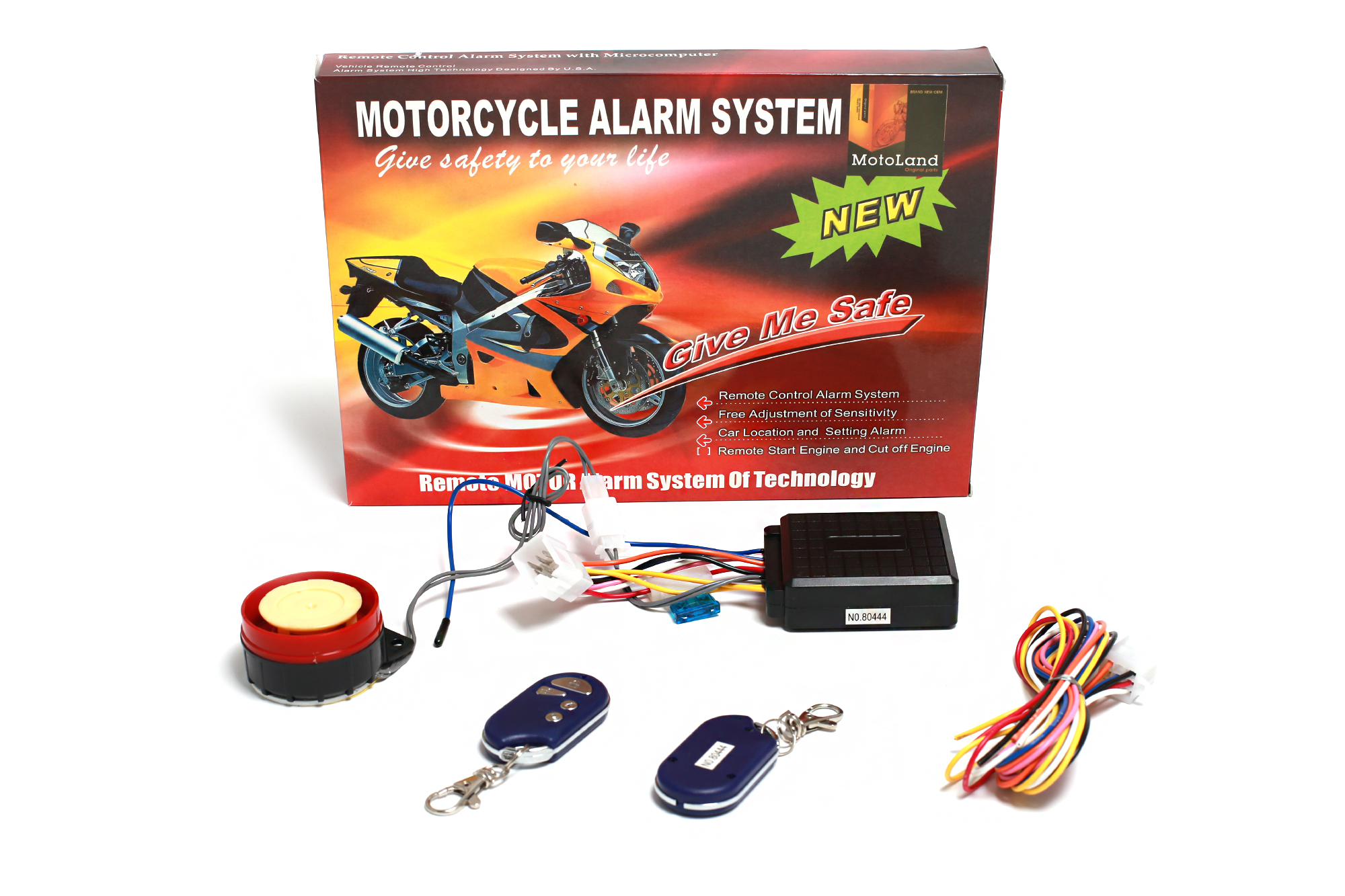 Сигнализация Мото простая pitbikemarket.ru