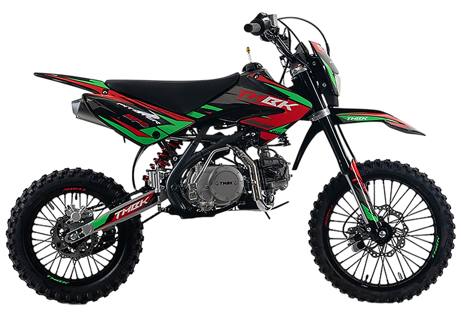 Питбайк TMBK Pitster SP2 125 (17/14) Red Green pitbikemarket.ru
