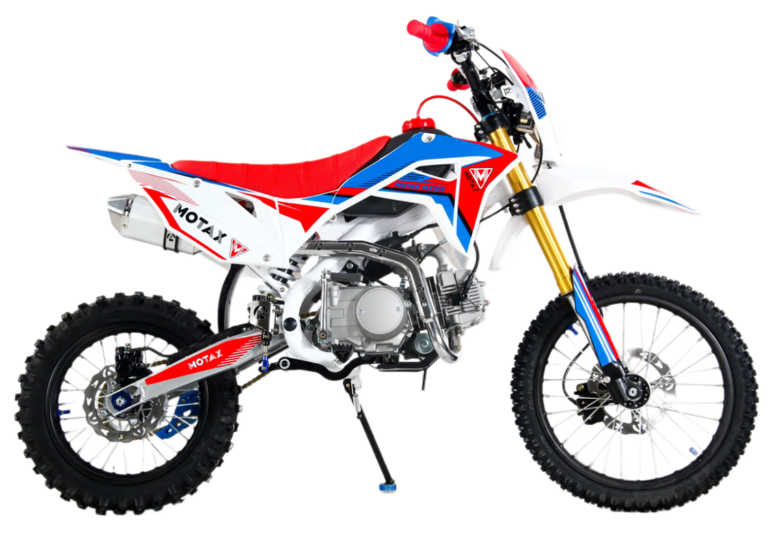 Питбайк MOTAX MX 125 (17/14) черный-белый-красный pitbikemarket.ru
