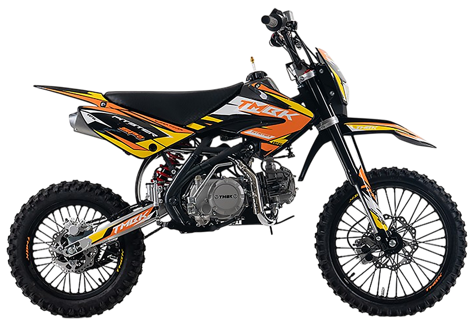 Питбайк TMBK Pitster SP2 125 (17/14) Orange Yellow pitbikemarket.ru