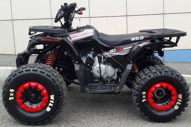 Квадроцикл Motoland VOX125 WILD A черный pitbikemarket.ru