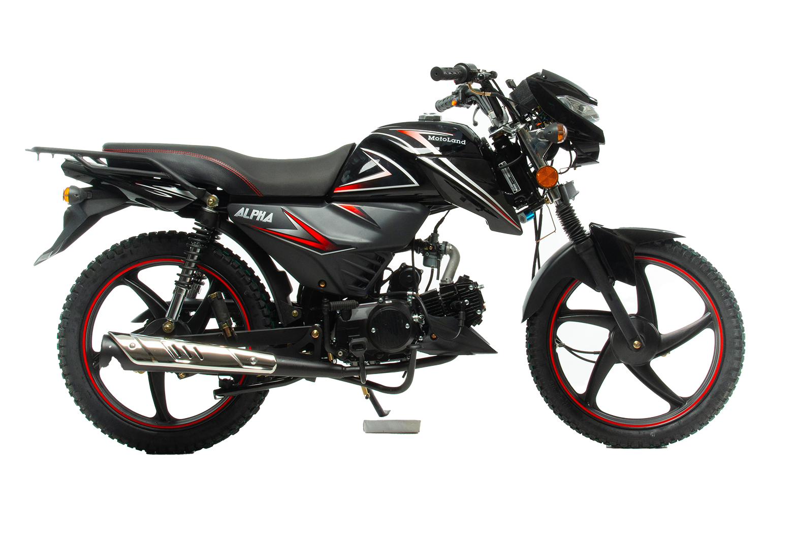 Мопед Motoland Альфа RF 11 черный pitbikemarket.ru