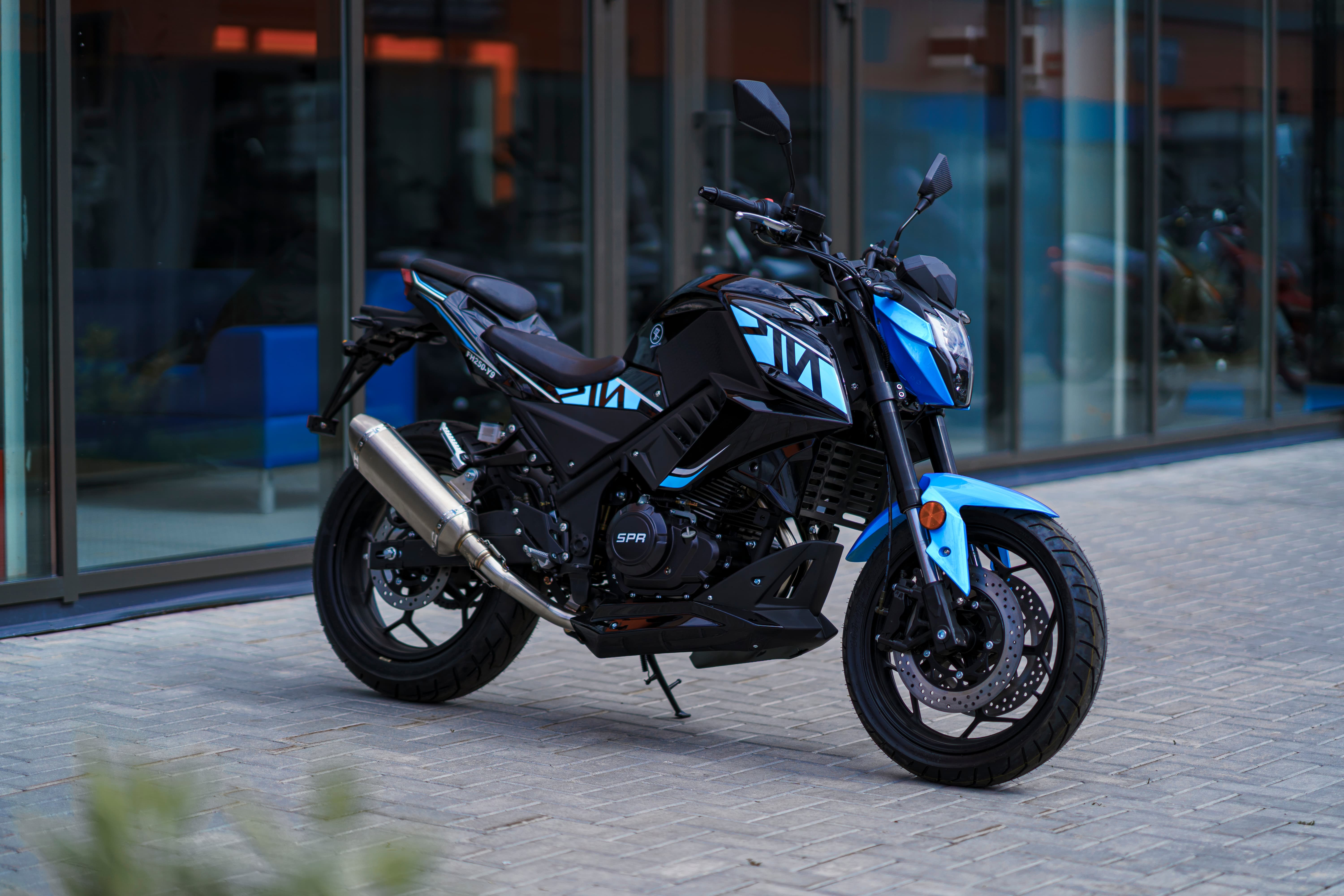 Мотоцикл дорожный SPRMOTORS Hurricane (Синий) pitbikemarket.ru