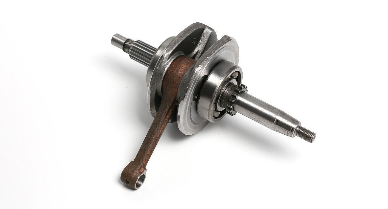 Коленвал YX150-2 1P60FMJ (W150) 53 мм ход. короткий вал, посадка 56 мм, ориг. 21 pitbikemarket.ru