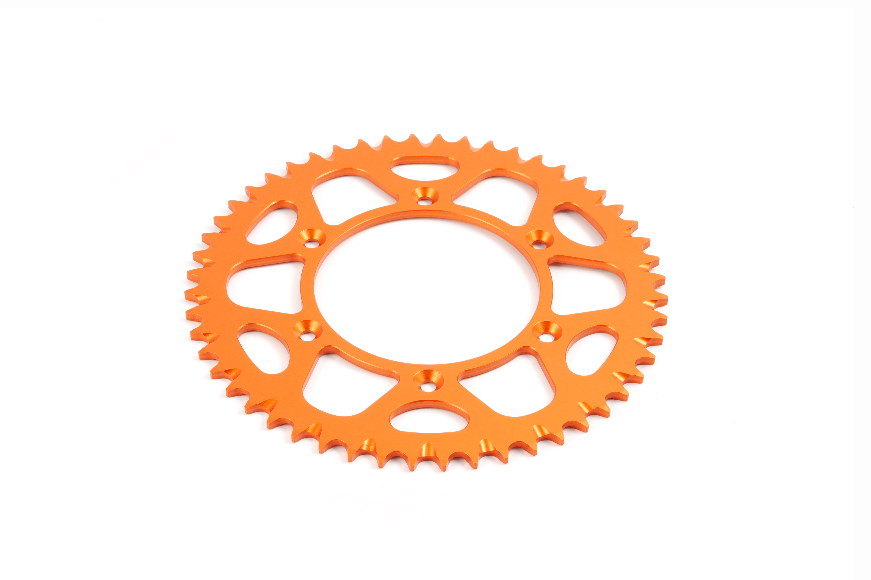 Звезда ведомая 520-52 CNC оранжевая (6*150 тип KTM) pitbikemarket.ru