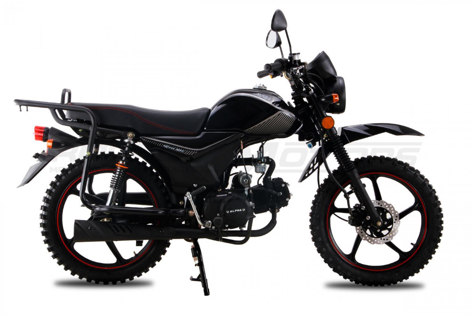 Мопед ROCKOT ALPHA OFFROAD RM50-2 (черный глянцевый) pitbikemarket.ru