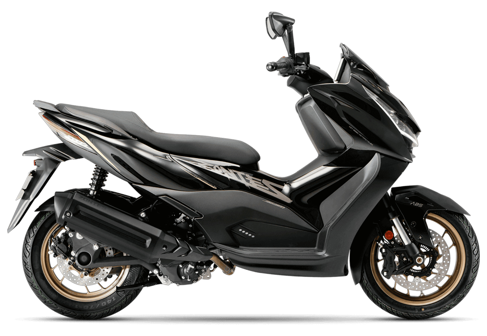 Максискутер ZONTES ZT368-D (ПТС) Черный pitbikemarket.ru