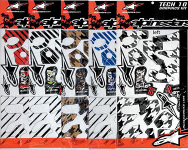 Наклейка DIE-CUT ALPINESTAR M белый pitbikemarket.ru