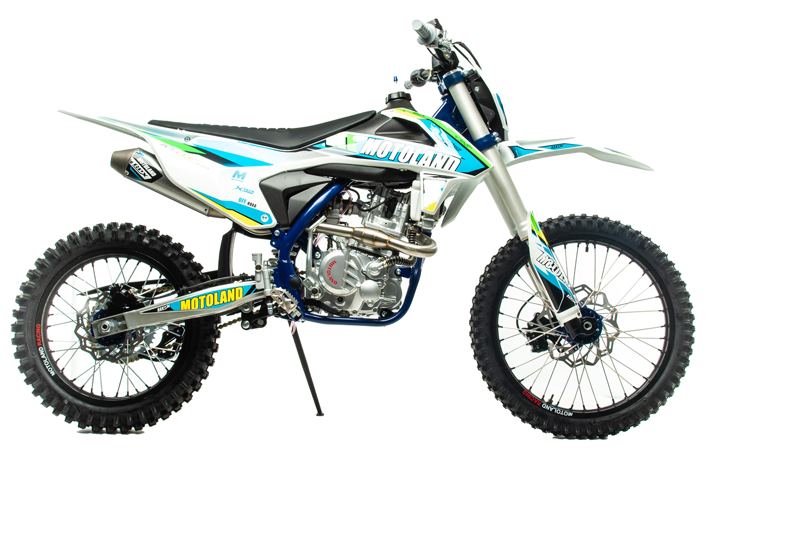 Мотоцикл Motoland X3 300W PRO (174MN-3) зеленый pitbikemarket.ru