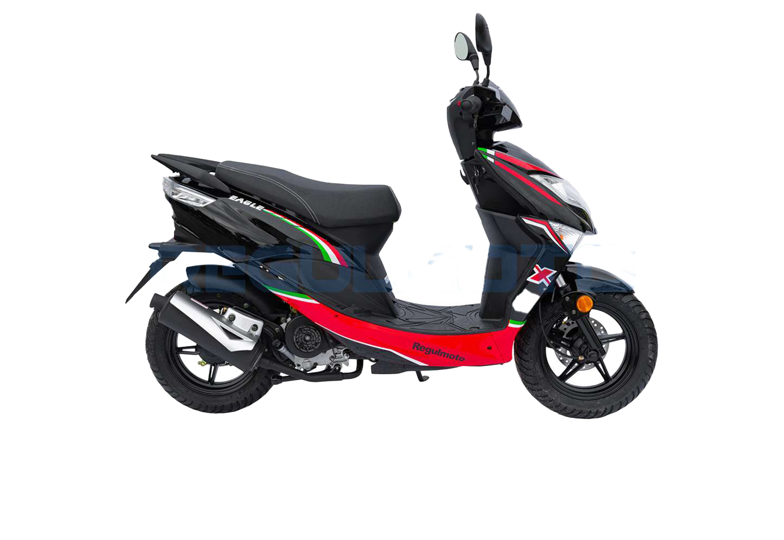 Скутер Regulmoto EAGLE 50 (LJ80QT-3L) колёса R12 pitbikemarket.ru