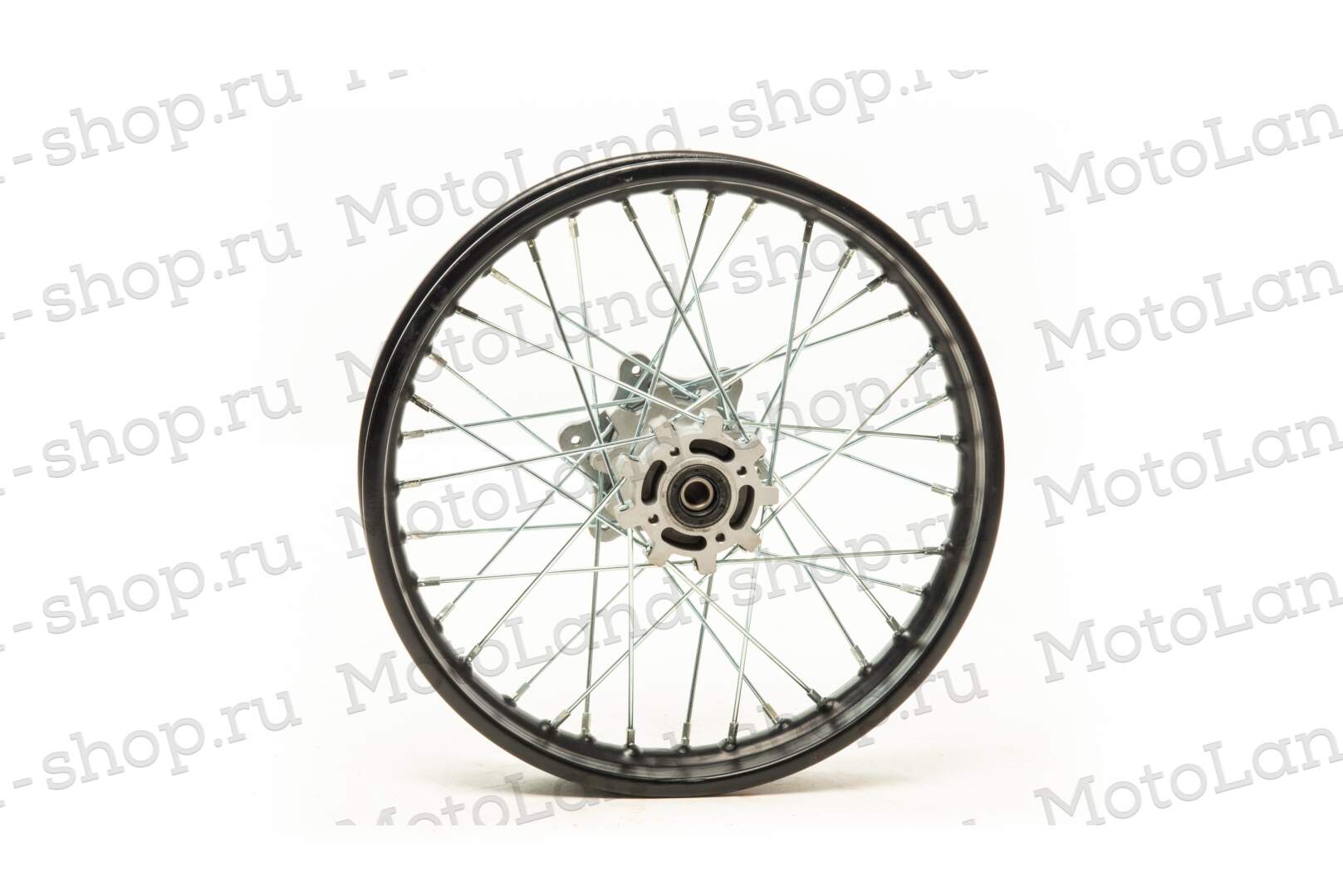 Обод задний 16" (1,85-R16 d=15mm) сталь (п/звезду 6х85х68, п/диск 4х64х50) pitbikemarket.ru
