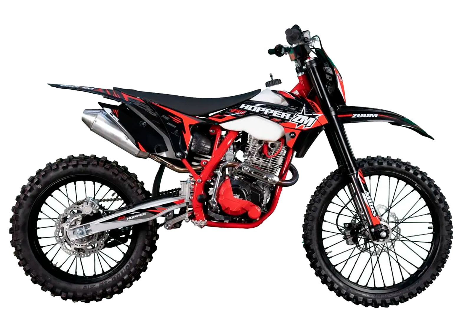 Мотоцикл эндуро ROCKOT ZX300 Red Fury (300сс, 177ММ, 21/18) pitbikemarket.ru