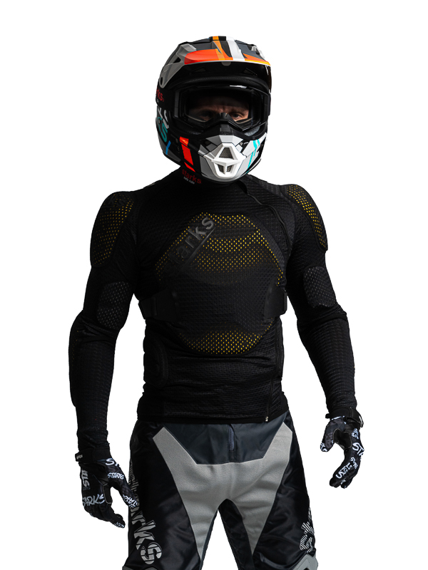 STARKS Air Flex  Моточерепаха  (Чёрный) (S-M) pitbikemarket.ru