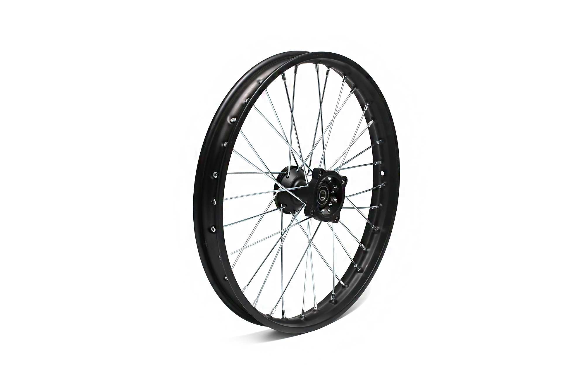 Диск колесный для питбайка R 19 x 1.6 (ось 15мм) передний, черный, сталь pitbikemarket.ru