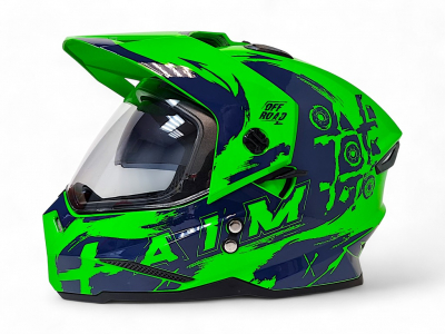 Шлем детский AiM JK802Y Green/Blue, Y/L pitbikemarket.ru