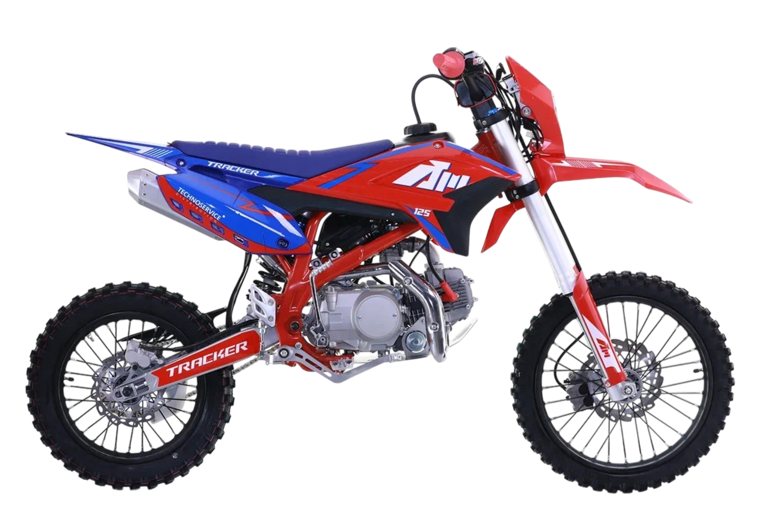 Питбайк Apollo TRACKER 125LE 17/14 Красно-голубой pitbikemarket.ru