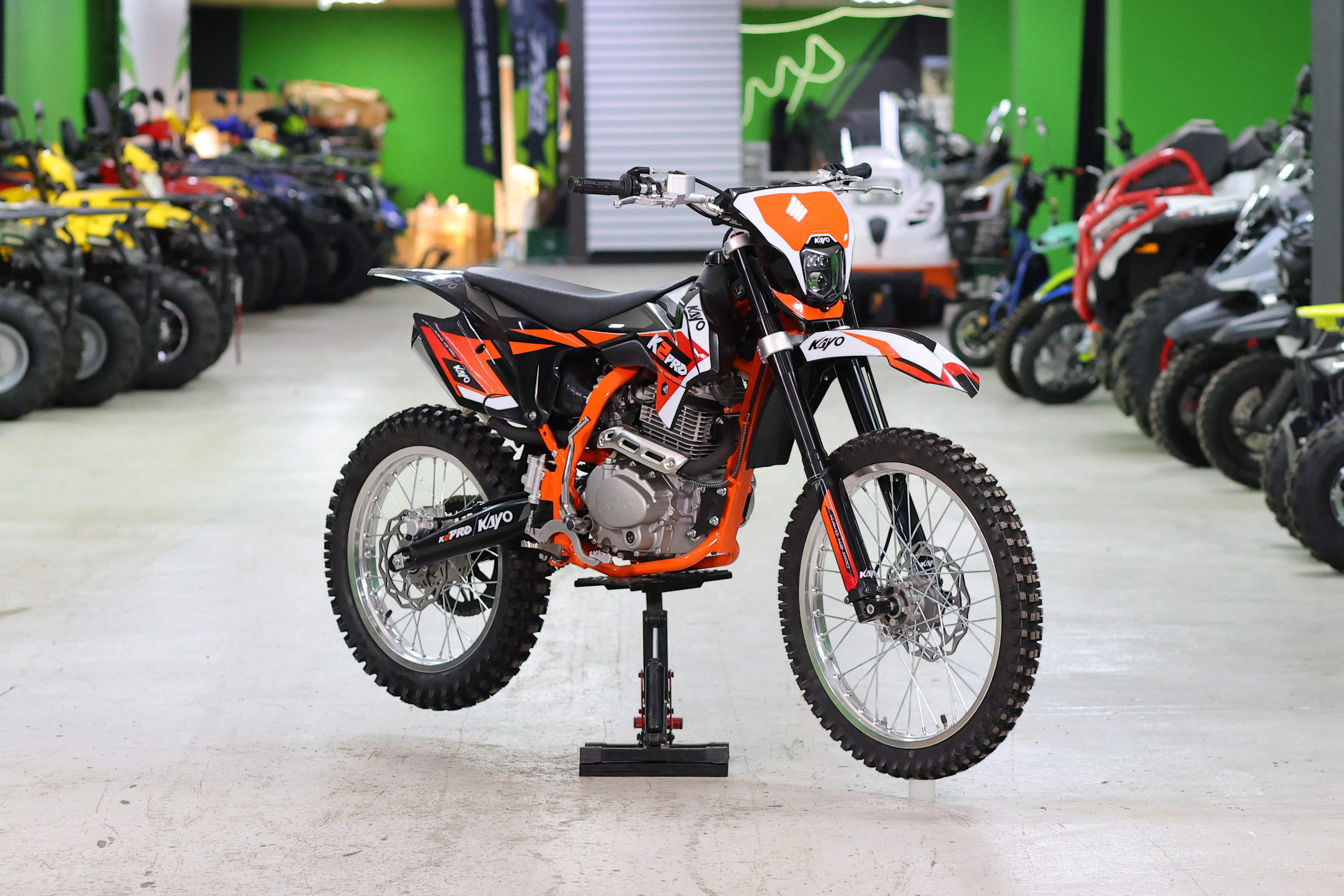 Мотоцикл кроссовый KAYO K2 PRO 21/18 (CB300) (2024 г.) (Без ПТС) pitbikemarket.ru