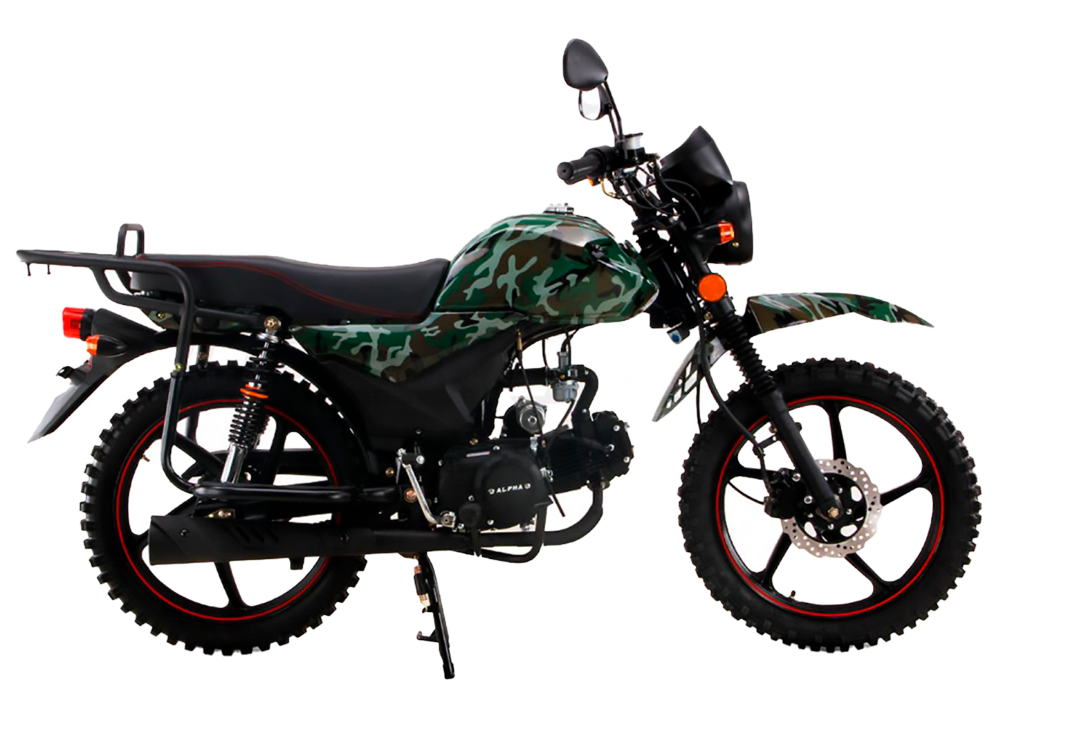Мопед ROCKOT ALPHA OFFROAD M-12 (камуфляж глянцевый) pitbikemarket.ru