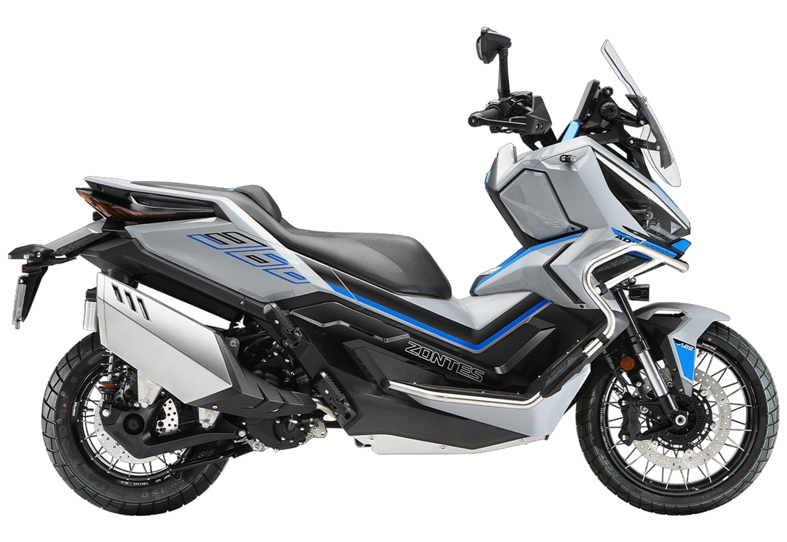 Максискутер ZONTES ZT368-G (ZT1P79MP EFI) 17/14 (2025 г.) ПТС (Серый) pitbikemarket.ru