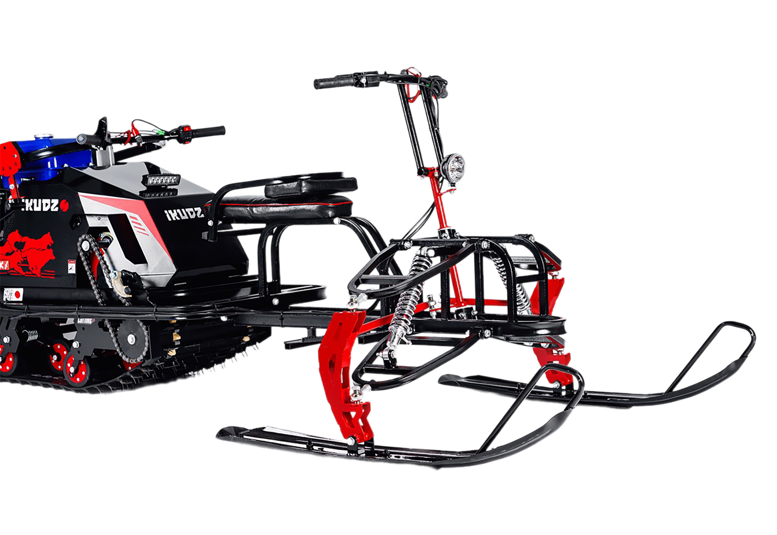 Лыжный модуль IKUDZO (усилен, с подогревом ручек) pitbikemarket.ru