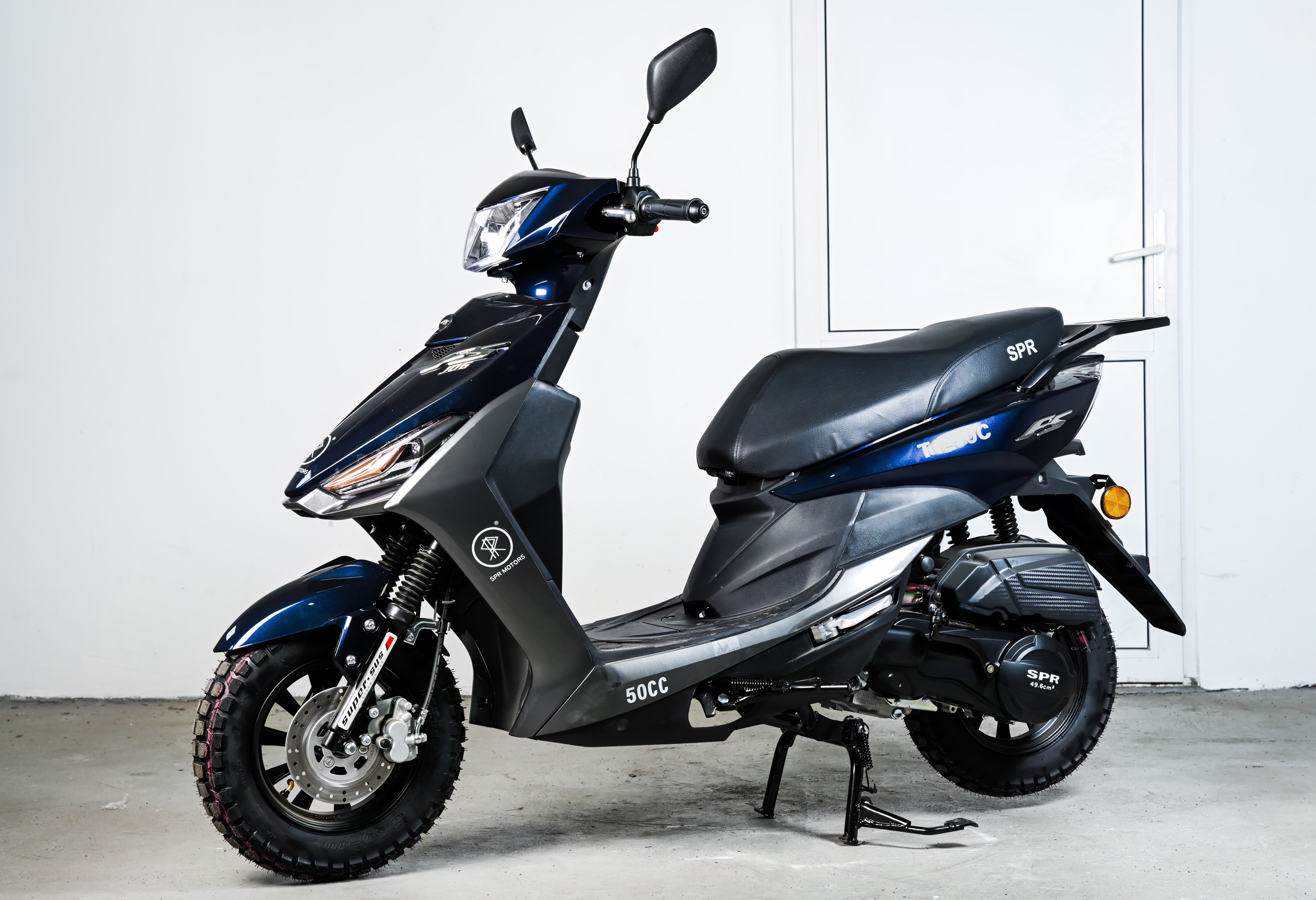 Скутер SPRMOTORS FS (Choke new) (Синий) pitbikemarket.ru