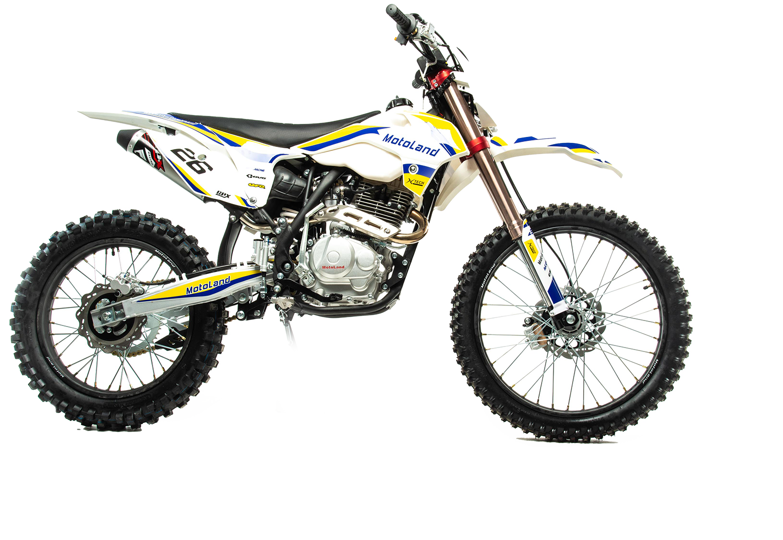 Мотоцикл Motoland CRF250 белый pitbikemarket.ru