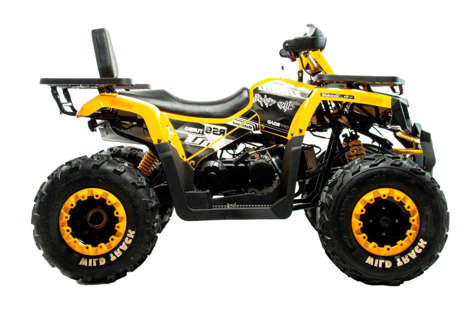 Квадроцикл Motoland VOX200 WILD TRACK LUX (баланс. вал) Желтый. pitbikemarket.ru