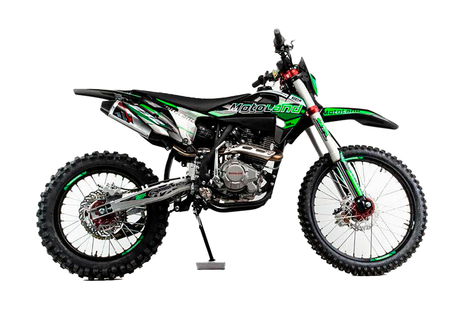 Мотоцикл Motoland XT300 HS (172FMM) (BB-300cc) зеленый pitbikemarket.ru
