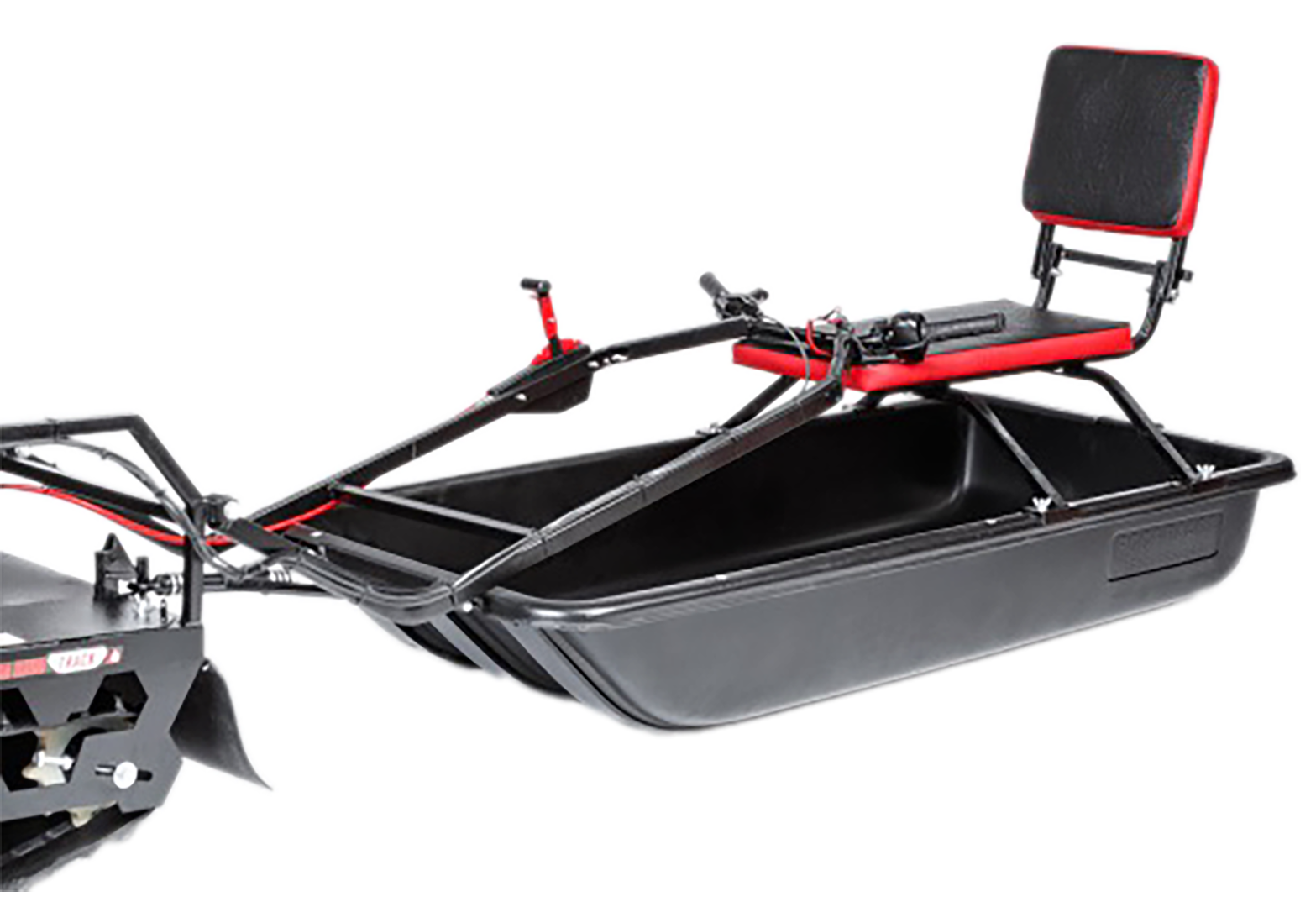 Сидение для саней IKUDZO черно-красное pitbikemarket.ru