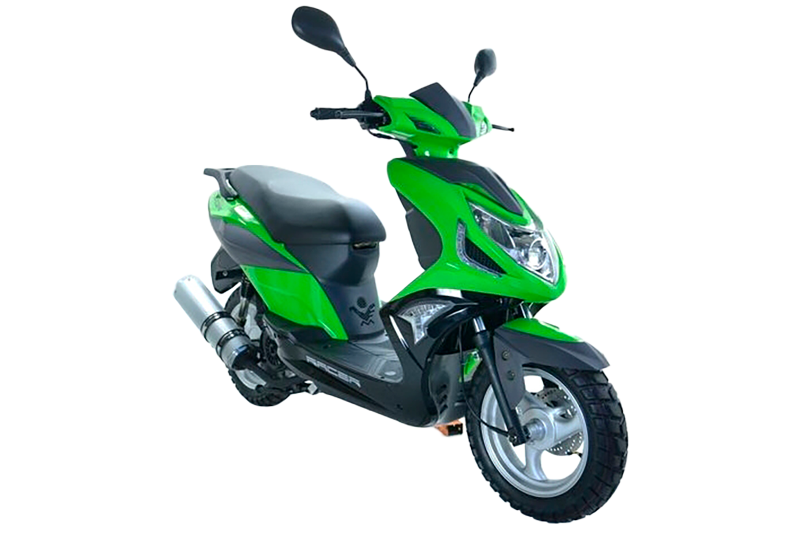 Скутер Racer RC50QT-6F Flame (зеленый) (Россия) pitbikemarket.ru