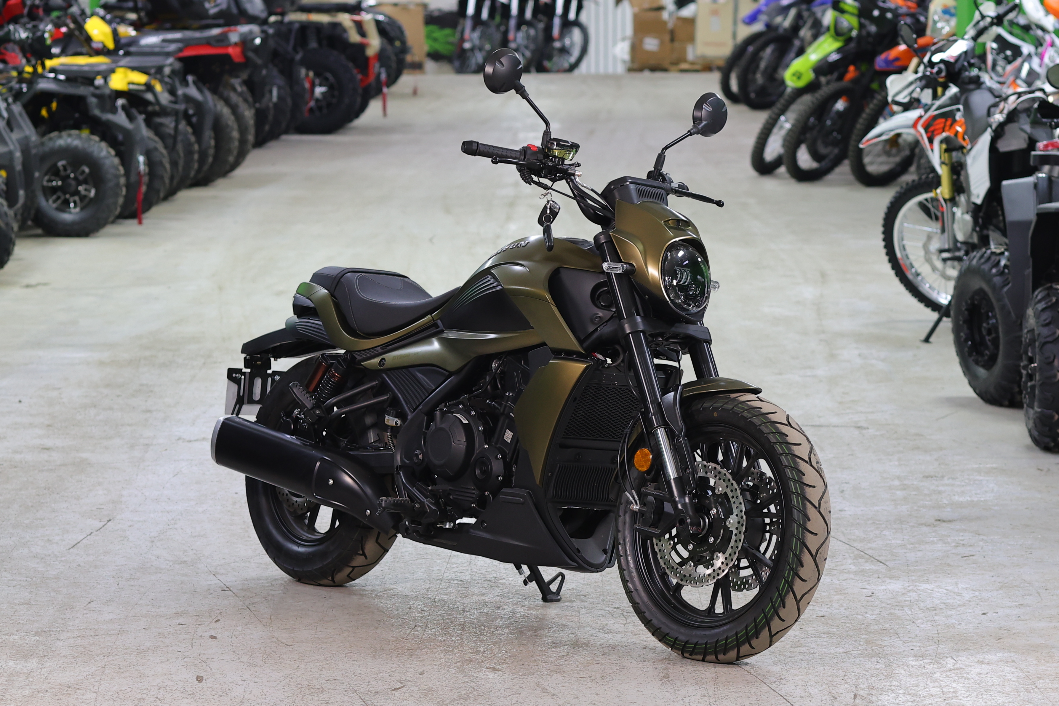 Мотоцикл DAYUN DY500-6F Green/Зеленый pitbikemarket.ru