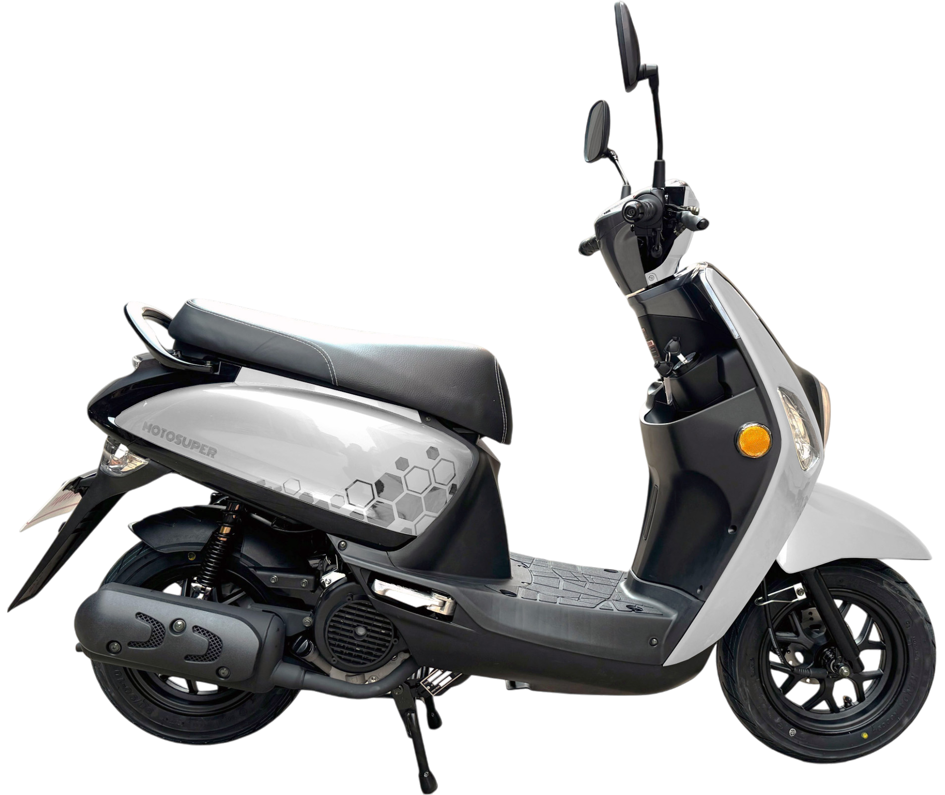 Скутер Motosuper S9 Blanc Gris (белый) pitbikemarket.ru