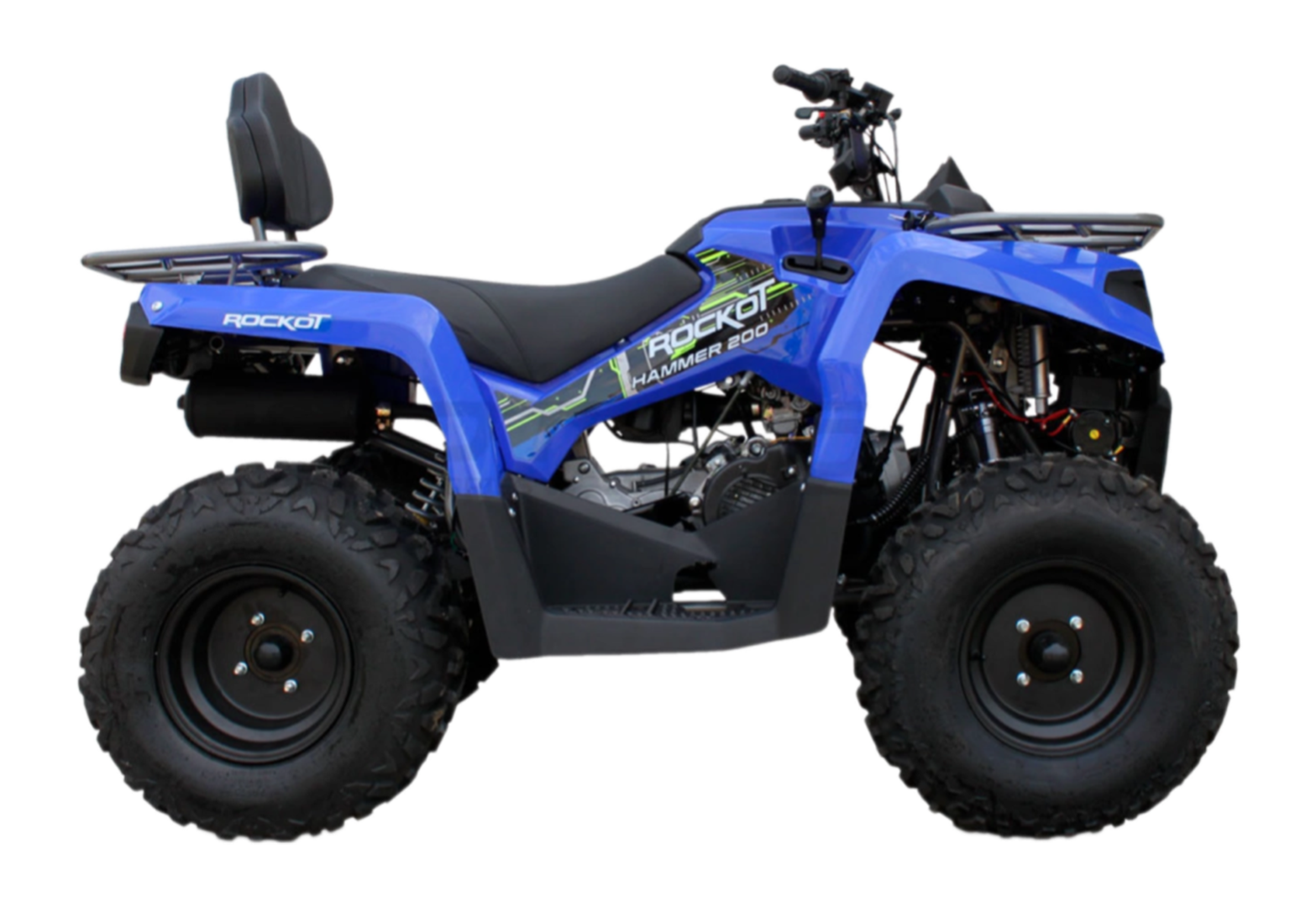 Квадроцикл ROCKOT HAMMER-200 PREMIUM Синий pitbikemarket.ru
