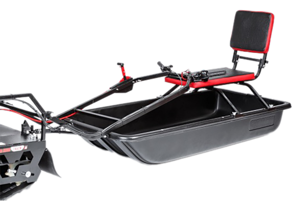 Сидение для саней IKUDZO черно-красное pitbikemarket.ru