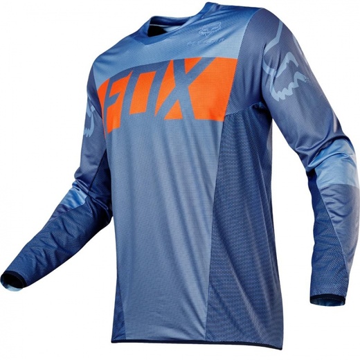 Мотоджерси Fox Flexair Libra Jersey оранжевое / синее M (14960-592-M) pitbikemarket.ru