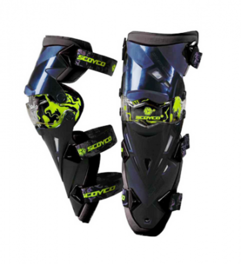 Защита колена SCOYCO K12 зелёная pitbikemarket.ru