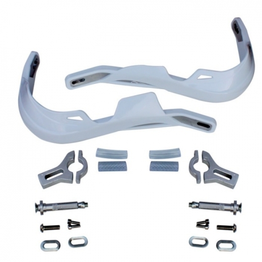 Защита рук (пара) HP03 белые армированные SM-PARTS pitbikemarket.ru