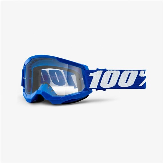 Очки 100% Strata 2 Goggle Blue / Clear Lens (50421-101-02) pitbikemarket.ru